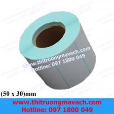 Tem decal nhiệt 50mm * 30mm x 30m